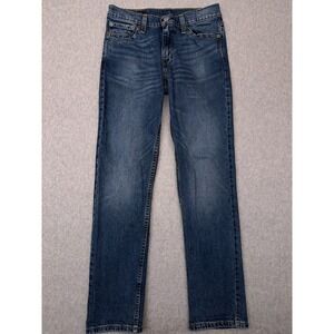 Levi's 511 Jeans Men's 28x29 Slim‎ Straight Medium Wash Denim Faded Stretch